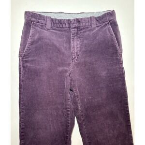 Brooks Brothers Men's Purple Corduroy Pants | Clark Fit | 31 X 30
